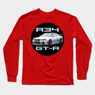 Skyline GT-R R34 Long Sleeve T-Shirt